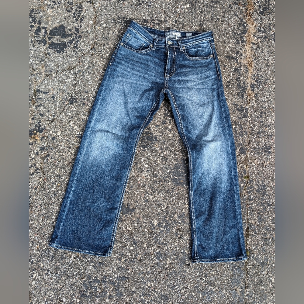 🔥🤤BKE Tyler Bootleg Dark Wash 31R